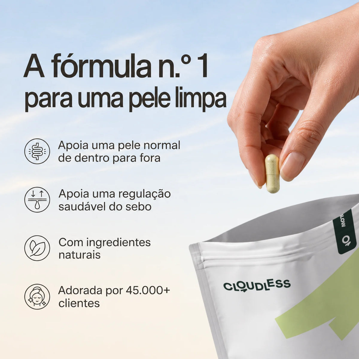 Clear+: A fórmula n.º 1 para uma pele limpa